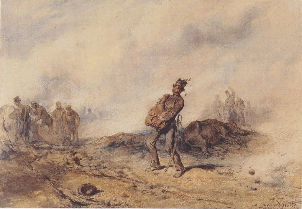 Dopo la battaglia, 1851 - Museo Leopold, Vienna